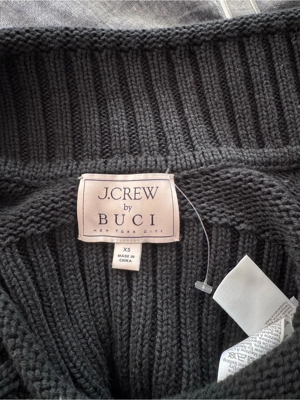 J Crew The Rollneck by BUCI In Black Size XS